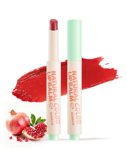 RUNBEN Kids Tinted Lip Balm - Juicy Pomegranate