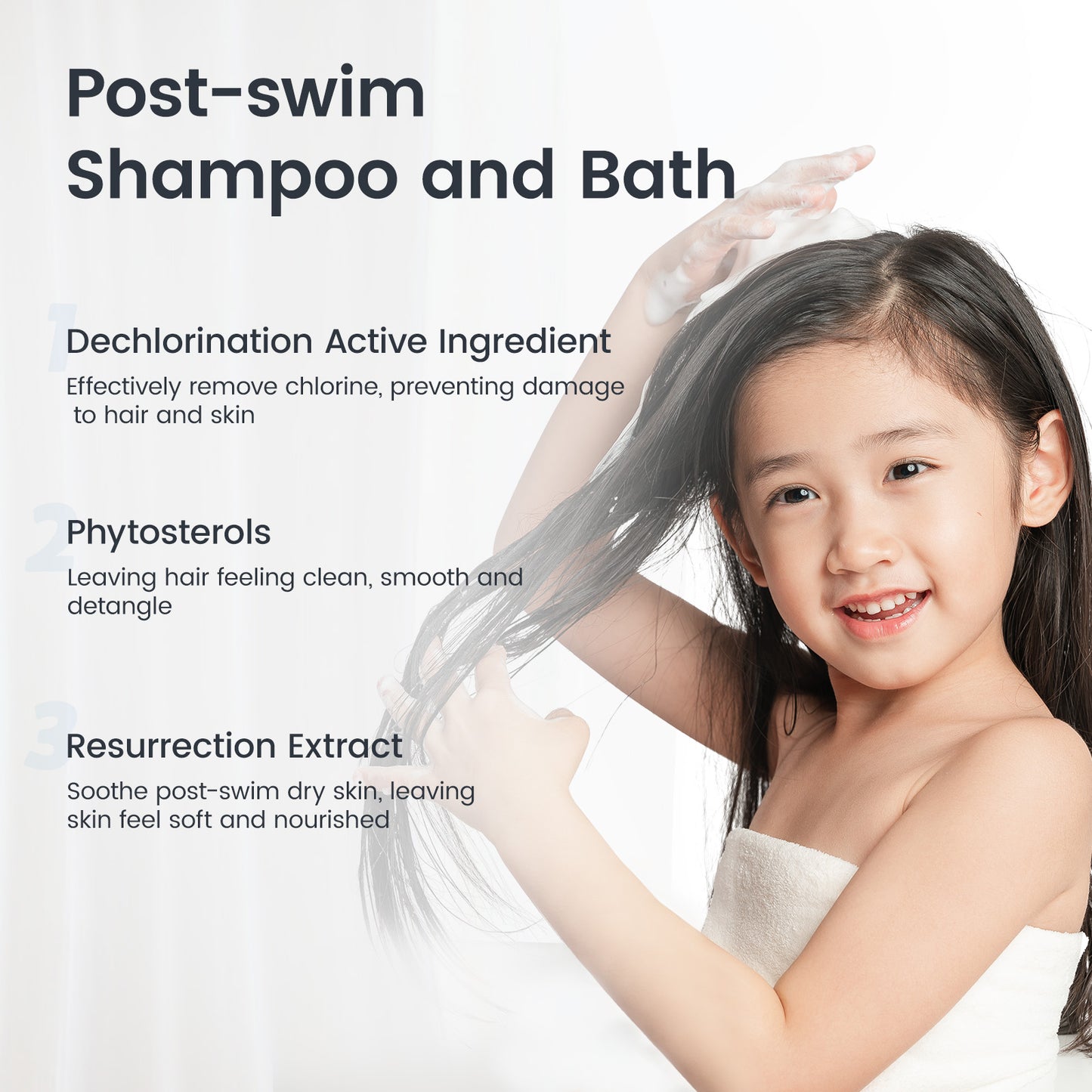 RUNBEN Kids Swim 2-in-1 Shampoo & Body Wash