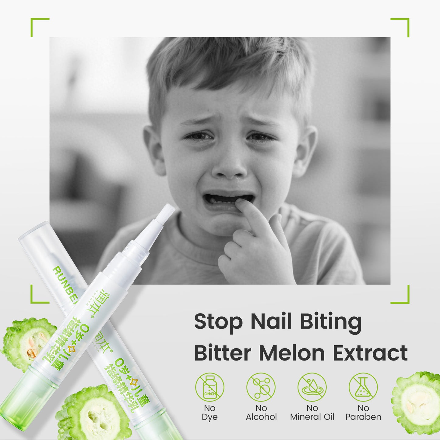 RUNBEN Nail Biting Treatment for Kids & Baby