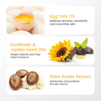 RUNBEN Egg Yolk Oil Advanced Care Cream-Moisturizing
