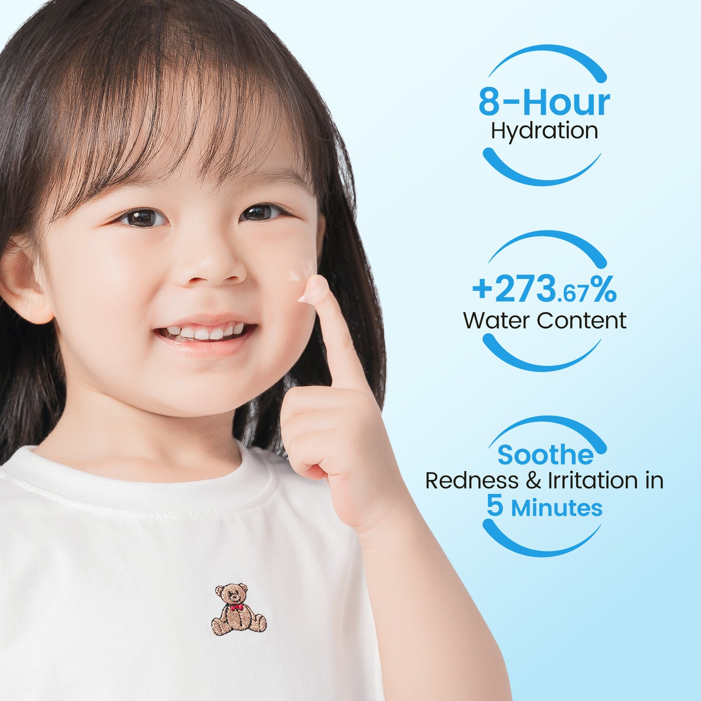 RUNBEN Baby Face Gel Cream with Centella Asiatiaca