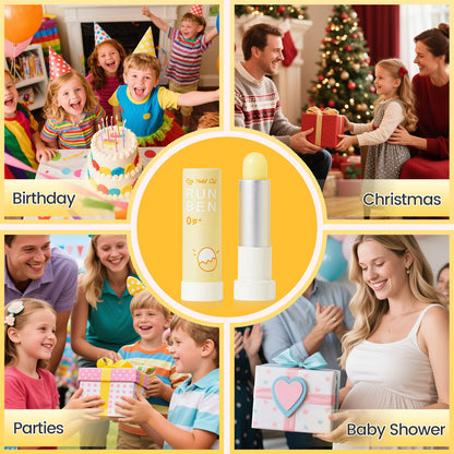 RUNBEN Baby Lip Balm with Egg Yolk Oil