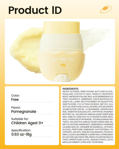 RUNBEN Baby Rich Nourishing Face Stick - with Egg Yolk Oil