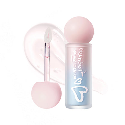 RUNBEN Kids Tinted Lip Oil, 48H Lasting Moisturizing, Glossy Lip Glow Oil, Safe & Non-toxic Makeup for Girls & Teen