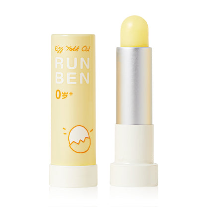 RUNBEN Baby Lip Balm with Egg Yolk Oil