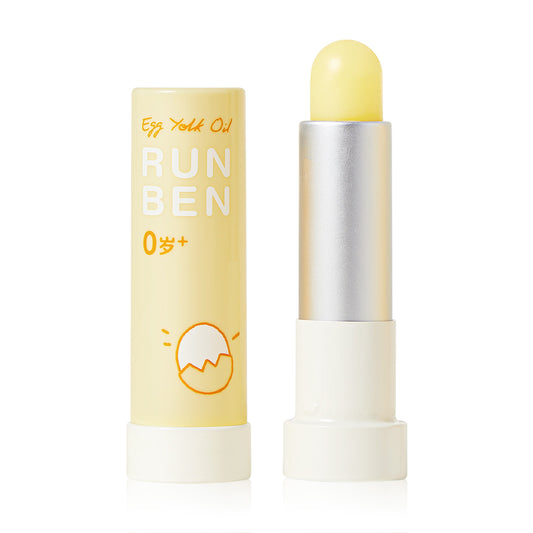 RUNBEN Baby Lip Balm with Egg Yolk Oil