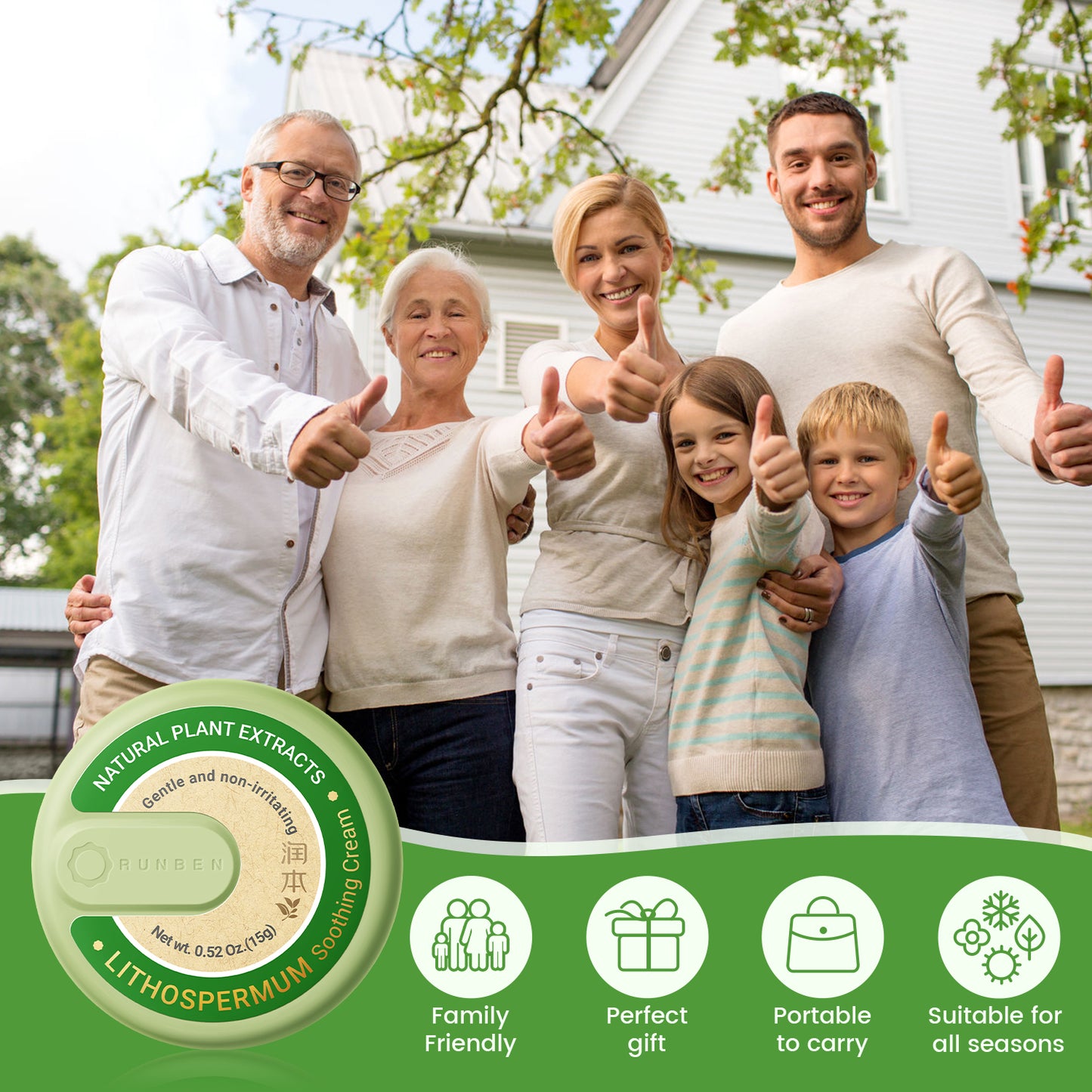 RUNBEN Anti Itch Cream for Bug Bite Itch Relief